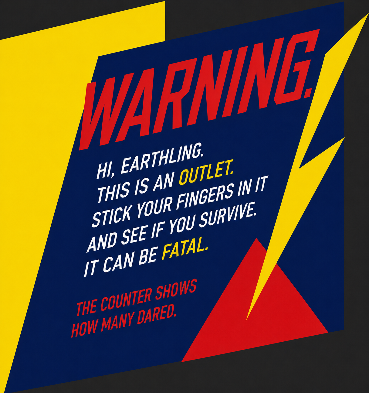 Warning sign graphic from Curiosity Score