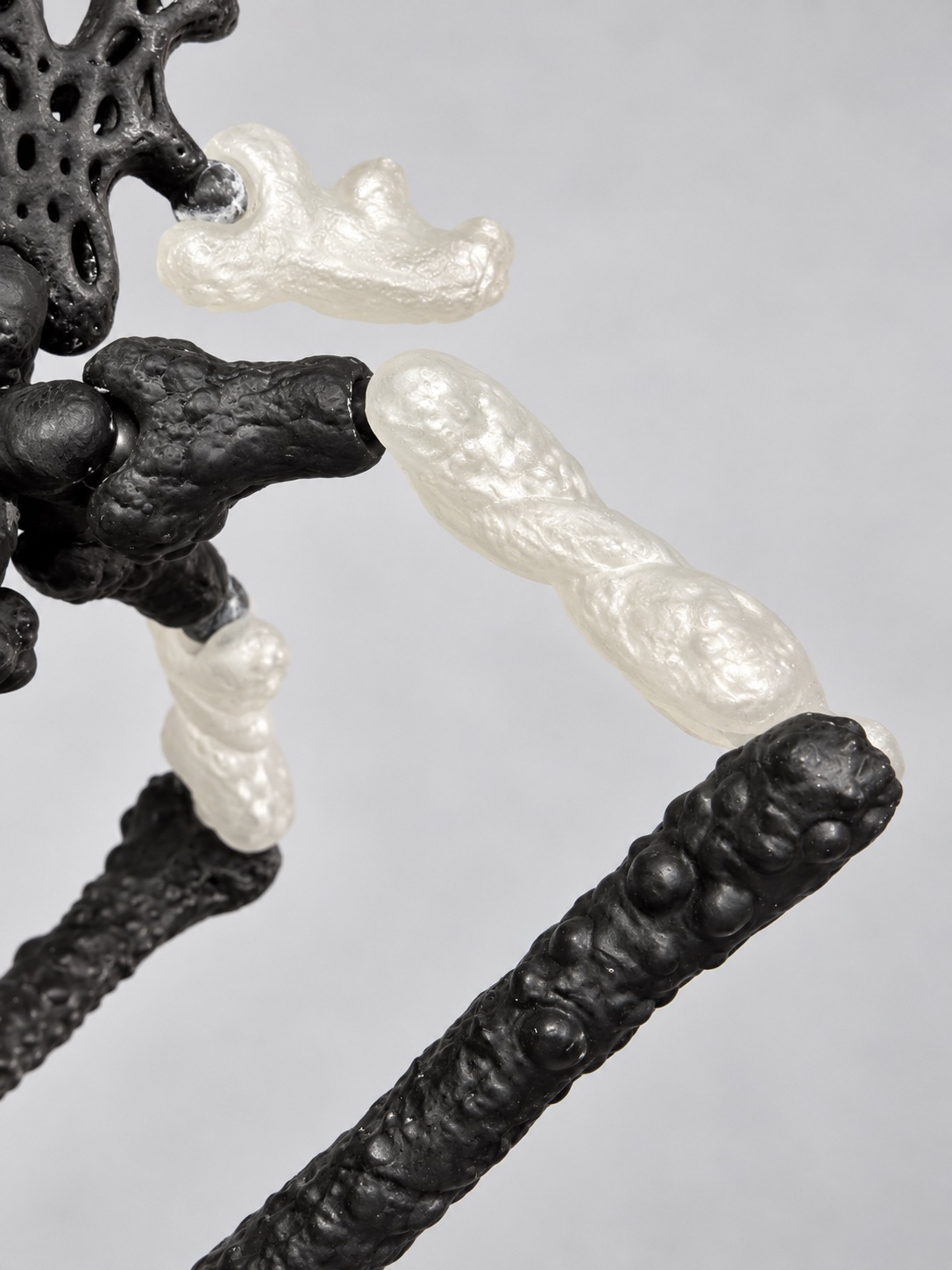 Structure No. 127, detail of a joint and resin surfaces